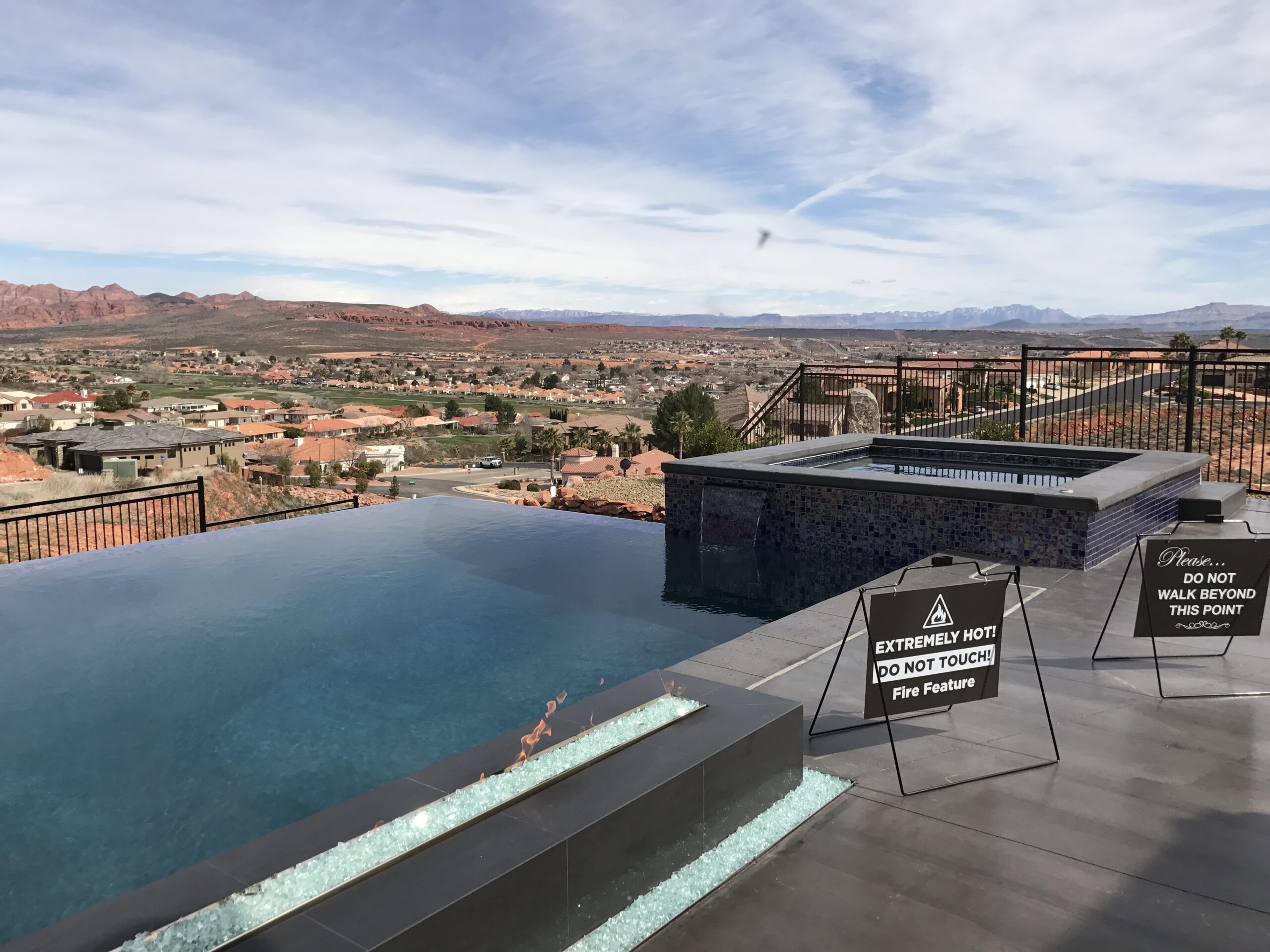 St. George Utah — Pool with City View